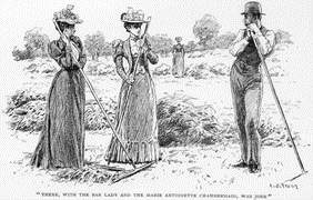 'THERE, WITH THE BAR LADY AND THE MARIE ANTOINETTE
CHAMBERMAID, WAS JONE'