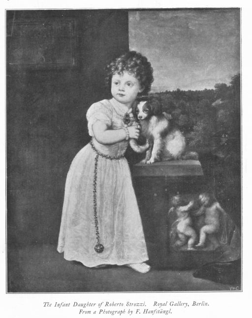 The Infant Daughter of Roberto Strozzi. Royal Gallery, Berlin. From a Photograph by F. Hanfst&auml;ngl.