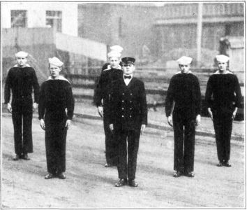 FIG. 1.&mdash;HANDS

The description of this exercise is the same as that given for the
military command of "Attention," and the following points should be
carefully noted:

It is not difficult to acquire a certain amount of accuracy in this
position, but one of the easiest ways of getting men to assume it
properly is to tell them to push their necks back. This seems more
effective than to speak of holding the chin in with the head erect, or
anything of that kind. If a man stands naturally and then forces the
back of his neck back against his collar, he comes into very nearly the
desired position of "Attention" so far as his head and neck are
concerned.

The shoulders should be rolled a little downward and back, for that is
the sensation which comes when one speaks of the shoulders being square.
The chest should be arched and the abdomen drawn in somewhat. The effect
is that of a man standing erect and feeling himself a little taller than
usual.