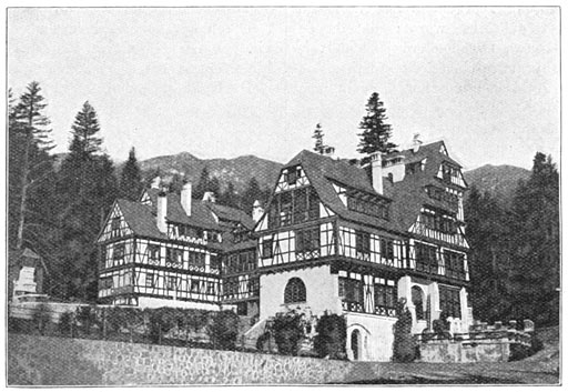 Vorstelijke woning te Sina&iuml;a.