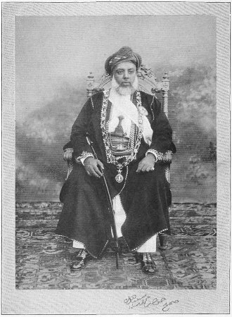H.S.H. Hamud bin Muhamad bin Said, the Late Sultan of
Zanzibar.