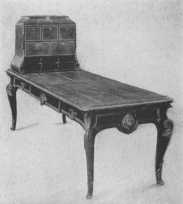 By courtesy of the Metropolitan Museum of Art.
Inlaid desk with beautifully chiselled ormolu mounts
