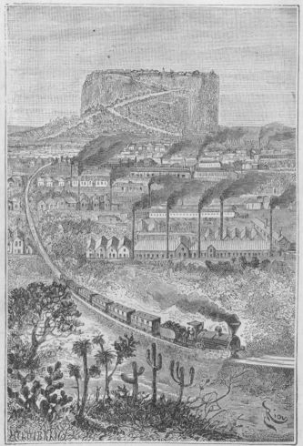 Rautatie yhdist�� joku aika sitte uuden kaupungin Arispeen.