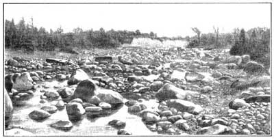 FIG. 35.&mdash;Water by its action constantly changes the character of the land.