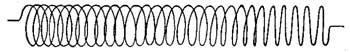 FIG. 211.&mdash;A loosely wound coil of wire.