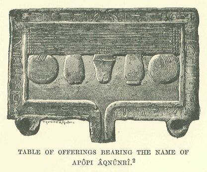 082.jpg Table of Offerings Bearing the Name Of Ap�ti �qn�nr� 