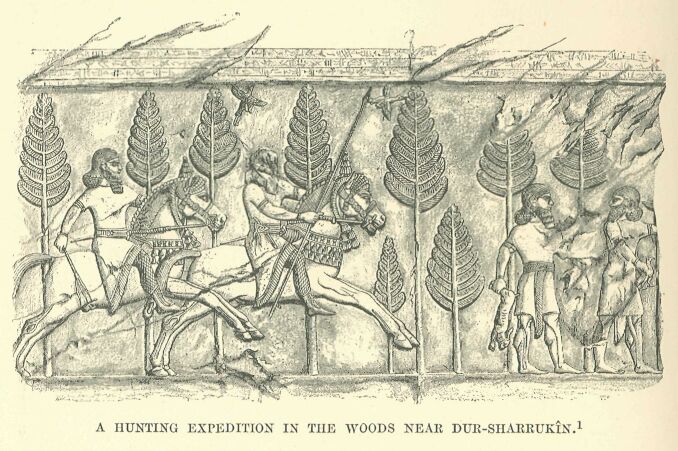 406.jpg a Hunting Expedition in the Woods Near Dur-sharruk�n 