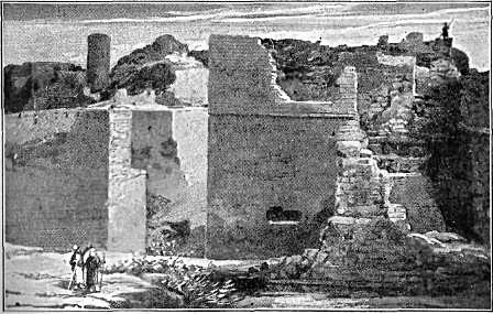 PHOTOGRAPH BY MISSIONARY W.C. ISING

Ruins of the Palace of Nebuchadnezzar, in which was the hall of Belshazzar's
Feast.