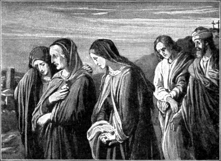 RETURNING FROM THE
SAVIOUR'S TOMB

"They returned,... and rested the
Sabbath day according to the commandment."
Luke 23:56.