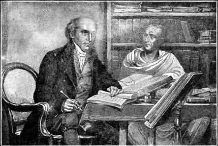 CAREY IN INDIA TRANSLATING
THE BIBLE

"So mightily grew the word of God
and prevailed." Acts 19:20.