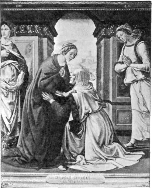 FIG. 28.&mdash;GHIRLANDAJO. THE VISITATION. LOUVRE.