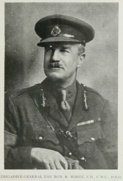 Brigadier-general The Hon. R. White. C.B., C.M.G.,
D.S.O.