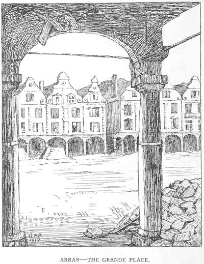 Arras&mdash;the Grande Place.