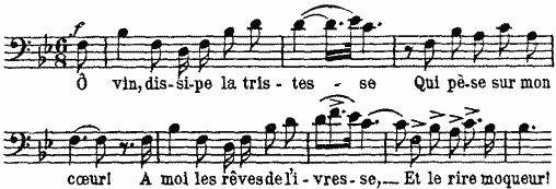 � vin, dissipe la tristesse