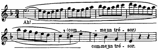 Ah! comme un tr�sor