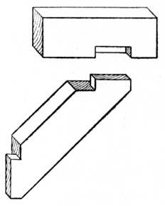Fig. 31.&mdash;Oblique Halving
    with Shoulder.