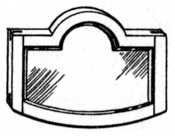 Fig. 75.&mdash;Mirror Frame
    with Bridle Joints.