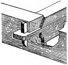 Fig. 153.&mdash;Wedged Tusk Tenon.