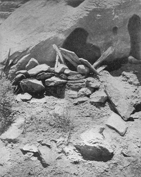 Fig. 257&mdash;Alosaka shrine at Awatobi