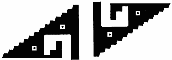 Fig. 294&mdash;Double triangle; terraced edges