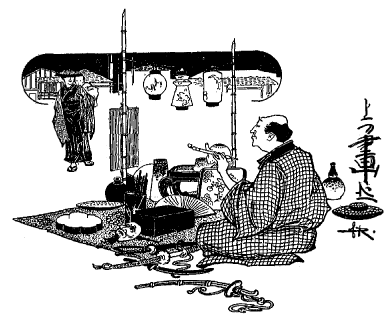 Des magasins coquets et gracieux sont align�s de chaque c�t� de la rue