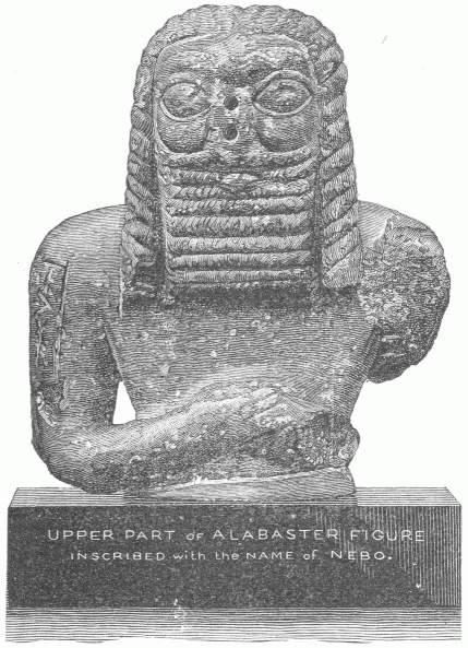 60.&mdash;A BUST INSCRIBED WITH THE NAME OF NEBO. (British Museum.)