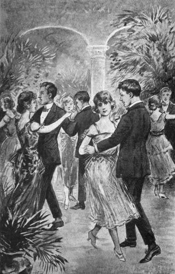 The music carried them far away on golden wings of
melody. (See page 190)