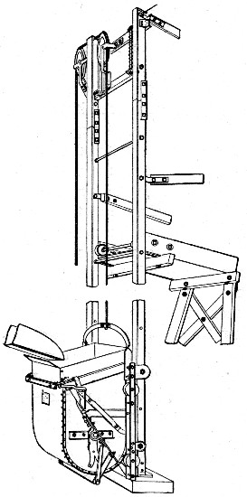 Fig 214.&mdash;Bucket Hoist for Building Work
(Wallace-Lindesmith).