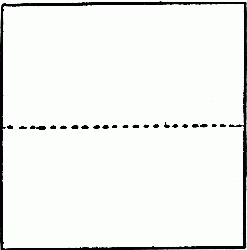 Fig. 26&mdash;Square of newspaper for making boat.