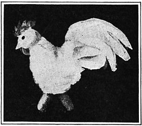 Fig. 105&mdash;A fine little rooster that will move his little head.