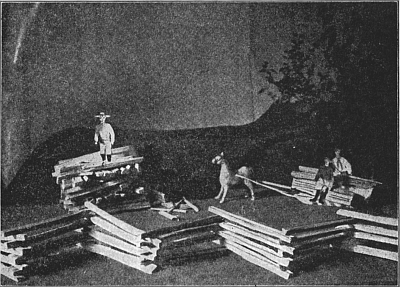 Fig. 132&mdash;The Virginia rail-fence.