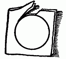 Fig. 193&mdash;Cut out two disks at one time.