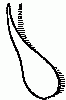 Fig. 215&mdash;The flame is cut like this.