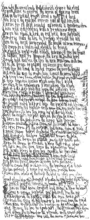 King Diderik&mdash;Early draft