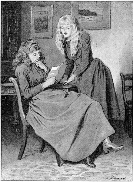 Jacinth's brows contracted, and the lines of her delicate
face hardened, but she said nothing.