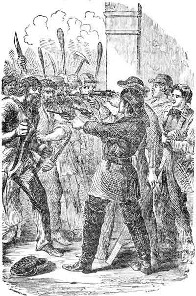 "Now for a rush.&mdash;Cut them to pieces!"