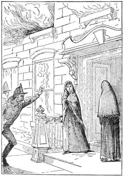 "The mistress of all the doomed grandeur crossed the threshold for the
last time."&mdash;page 293.