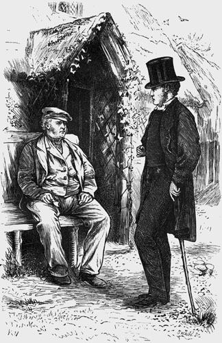 "I thought I should catch you
      idle just at this moment,"
      said the clergyman."