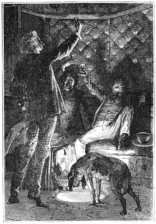 &raquo;De zon!” riep Michel Ardan uit. Bladz. 122.