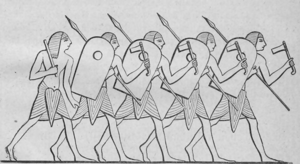 Egyptil�isi� sotilaita.