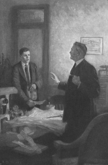 "But I can't take your money, Mr. Carter," gasped
Paul. Page 137.