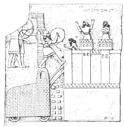 Fig. 59.&mdash;Fortress; from Layard's Monuments, 1st Series.
