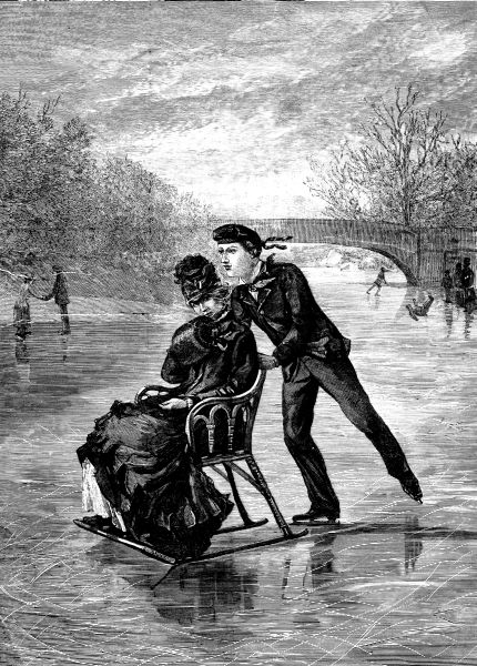 A RIDE IN THE PARK.&mdash;Drawn by P. De Luge.