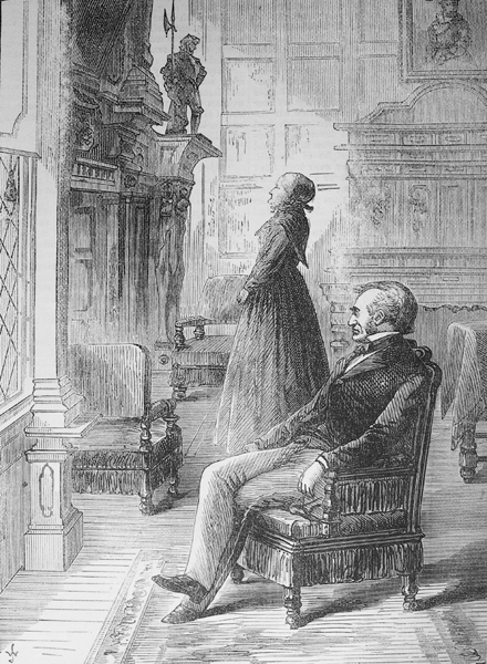 She Turned Toward A Picture Which Hung Over The
Fire-Place, And Stood Regarding It Fixedly.