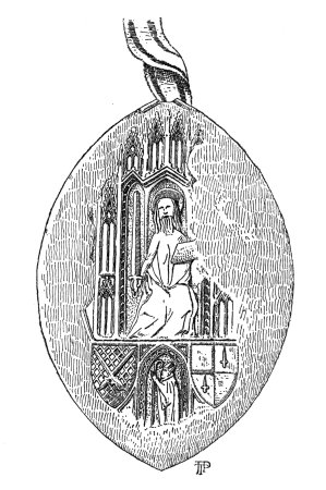 Fig. 2&mdash;Seal of Ralph de Stratford, Bishop of London