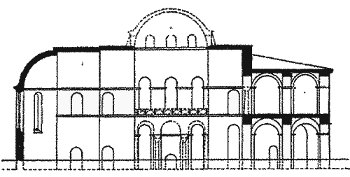 Fig. 3.&mdash;Der&eacute; Aghsy&mdash;Section (Rott).