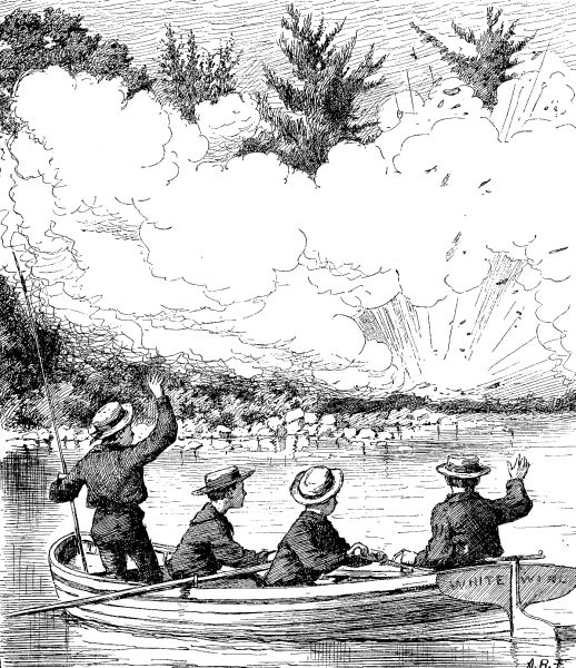 DESTRUCTION OF THE CAMP.&mdash;Drawn by A.&nbsp;B. Frost.