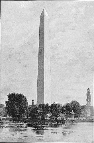THE WASHINGTON MONUMENT&mdash;Height, 555 1/3 feet.