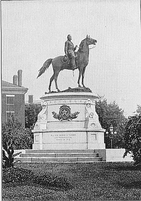 EQUESTRIAN STATUE OF MAJ.-GEN. GEORGE H. THOMAS&mdash;Thomas Circle.