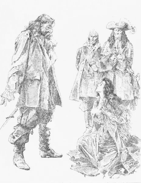 "God help me!" cried Alvarado, throwing aside the poniard,
"I cannot!"